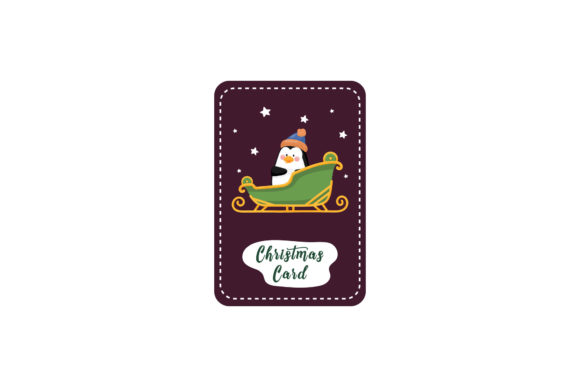Beauty Christmas Card Decoration: A Festive Embroidery Design