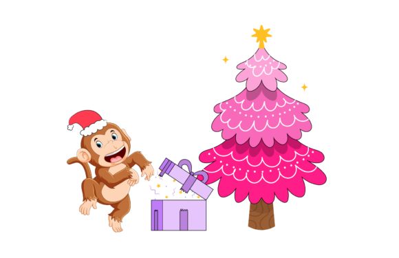 Christmas Animal Design Illustration: A Versatile Graphics Asset