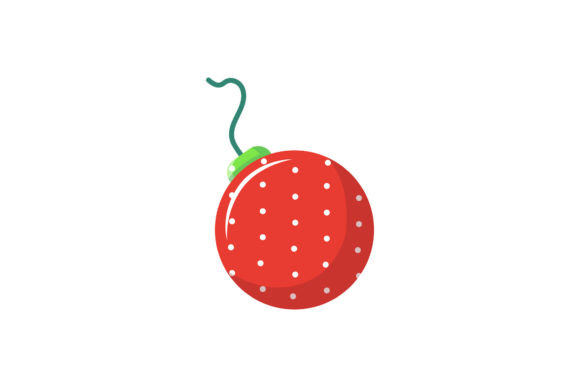 Christmas Beauty Ball Illustration: A Versatile Graphic Asset