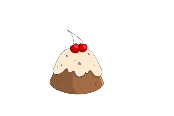Christmas Cake Pancake: A Versatile Graphics and Illustrations Asset