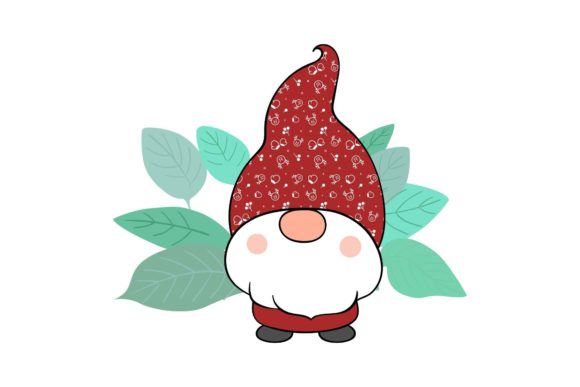 Christmas Gnome with Grass: A Versatile Graphic for Holiday Campaigns