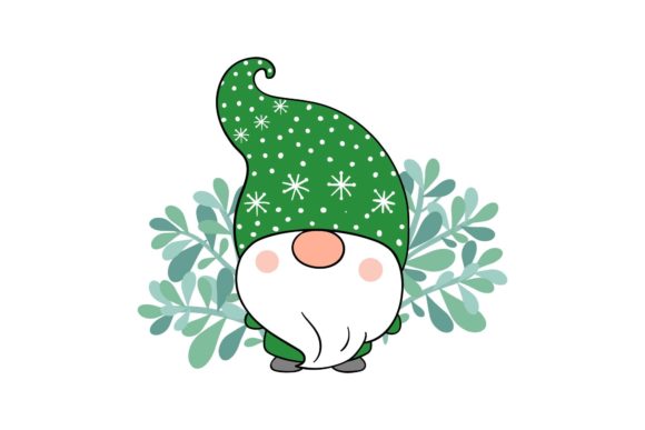 Christmas Gnome with Leaf Decoration: A Graphics Review