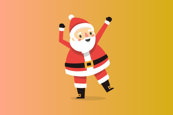 Christmas Happy Santa Vector: A Festive Graphics Addition
