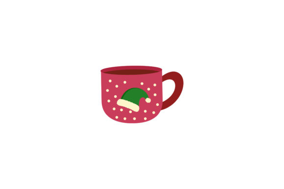 Christmas Holiday Coffee Mug: A Versatile Graphics Asset
