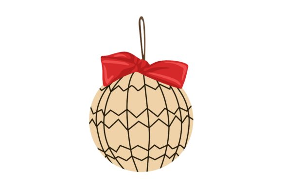 Christmas Light Ball Wood Aesthetic: Festive Graphics for Crafters