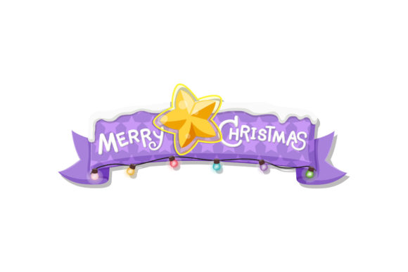 Festive Branding with Merry Christmas and Sticker Graphics