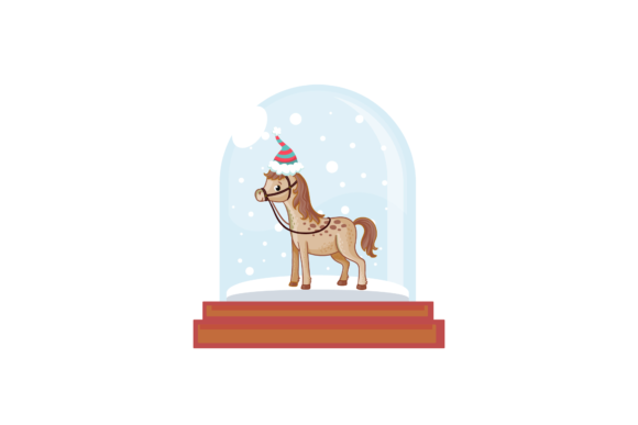 Merry Christmas Glass Ball with Animal: A Festive Illustration for Graphics