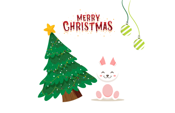 Rabbit Christmas Illustration Xmas: A Festive Graphics Gem