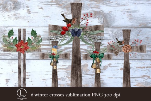Winter Crosses Christmas Sublimation PNG: A Graphics Review